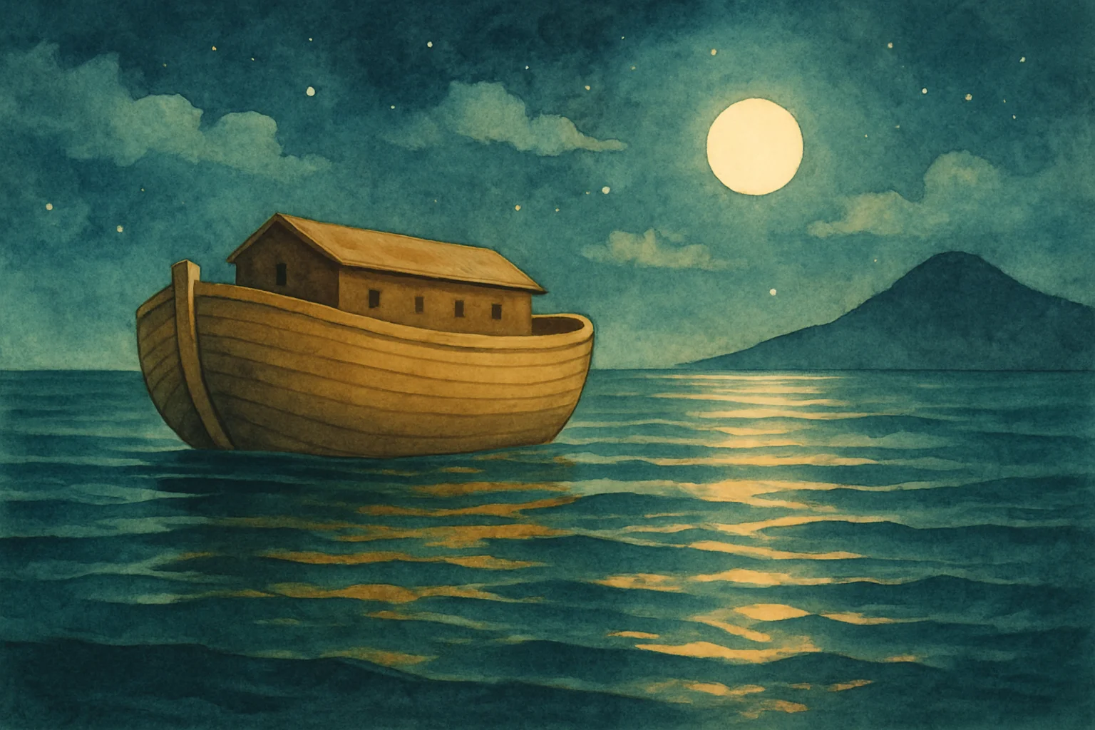 Illustration for Nuh and the Great Ark