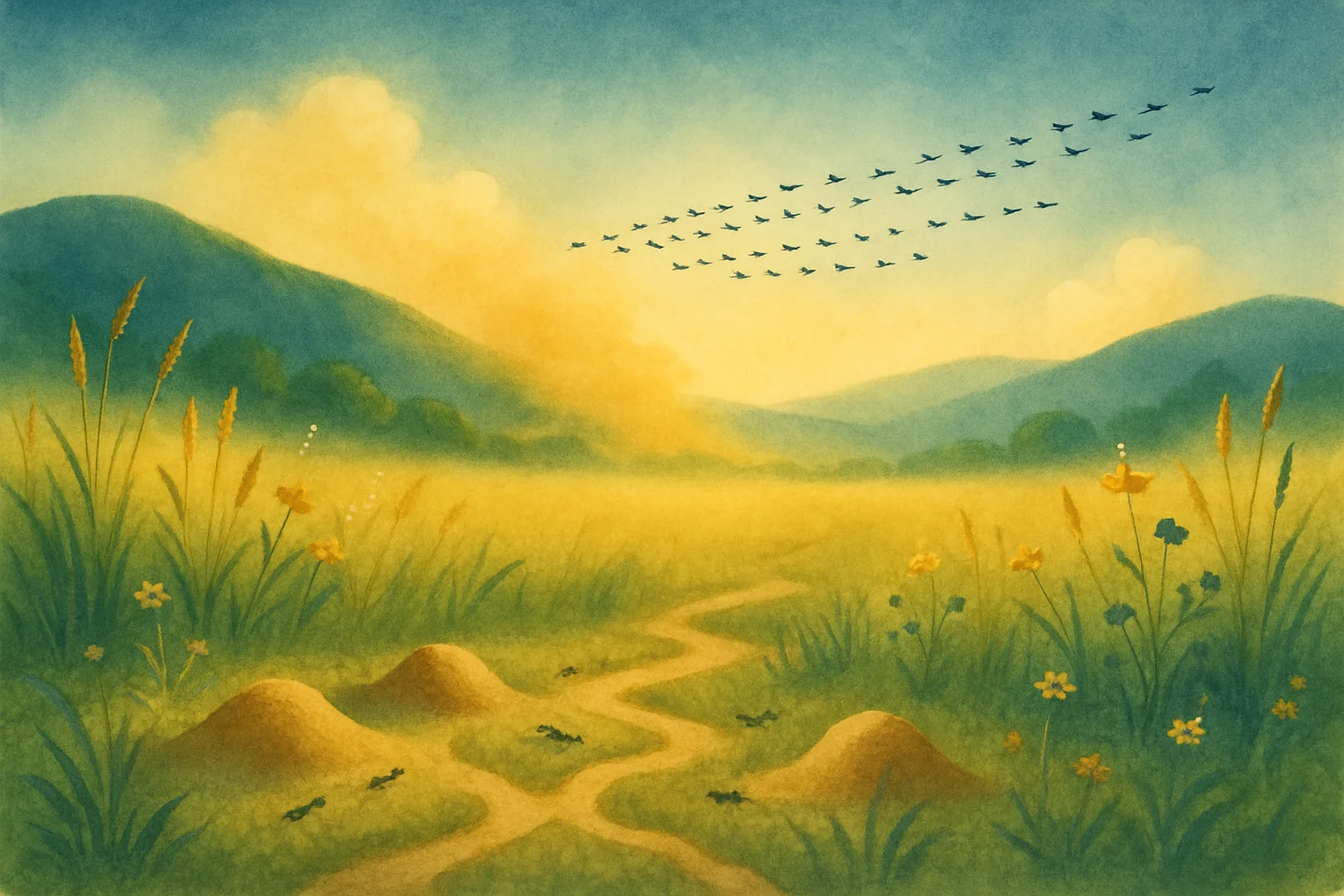 Illustration for Sulayman and the Little Ant