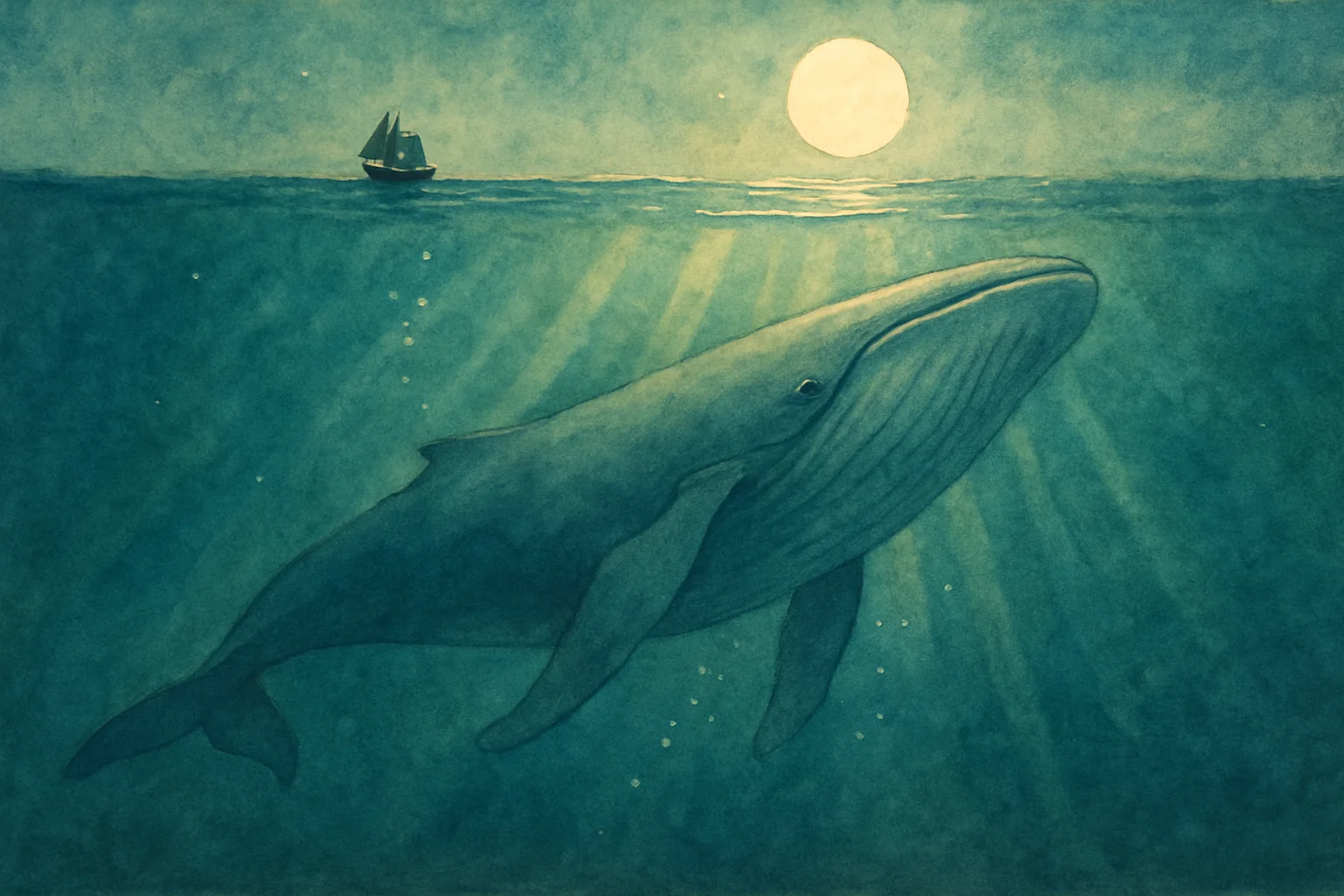 Illustration for Yunus and the Whale